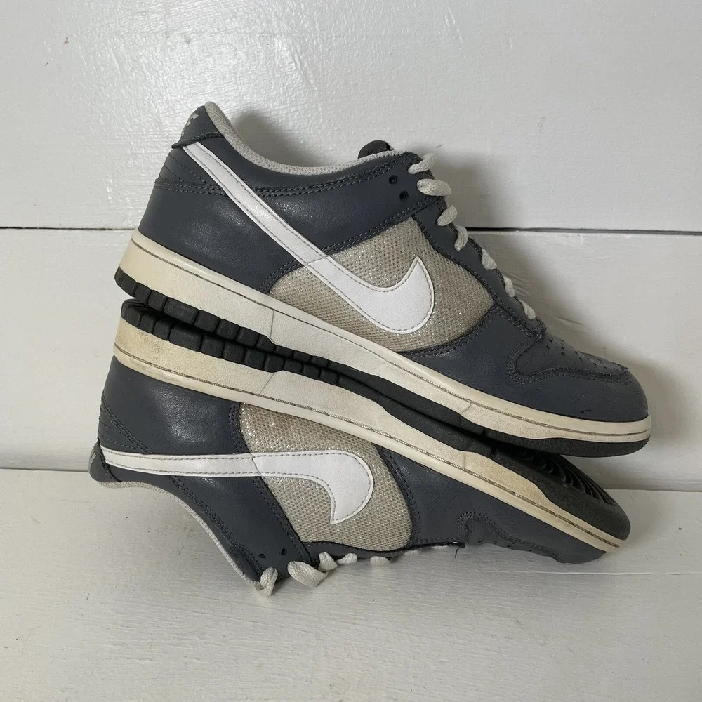 Nike Dunk Low CL 'Dark Grey‎ White Silver', women's size 9 | 317815-012 | 2009